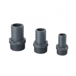 Hose Adapter - Male Threads x barb end